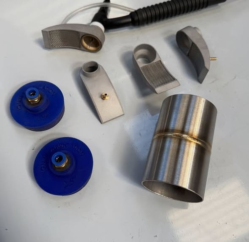 Tig weld trailing cup - tig,